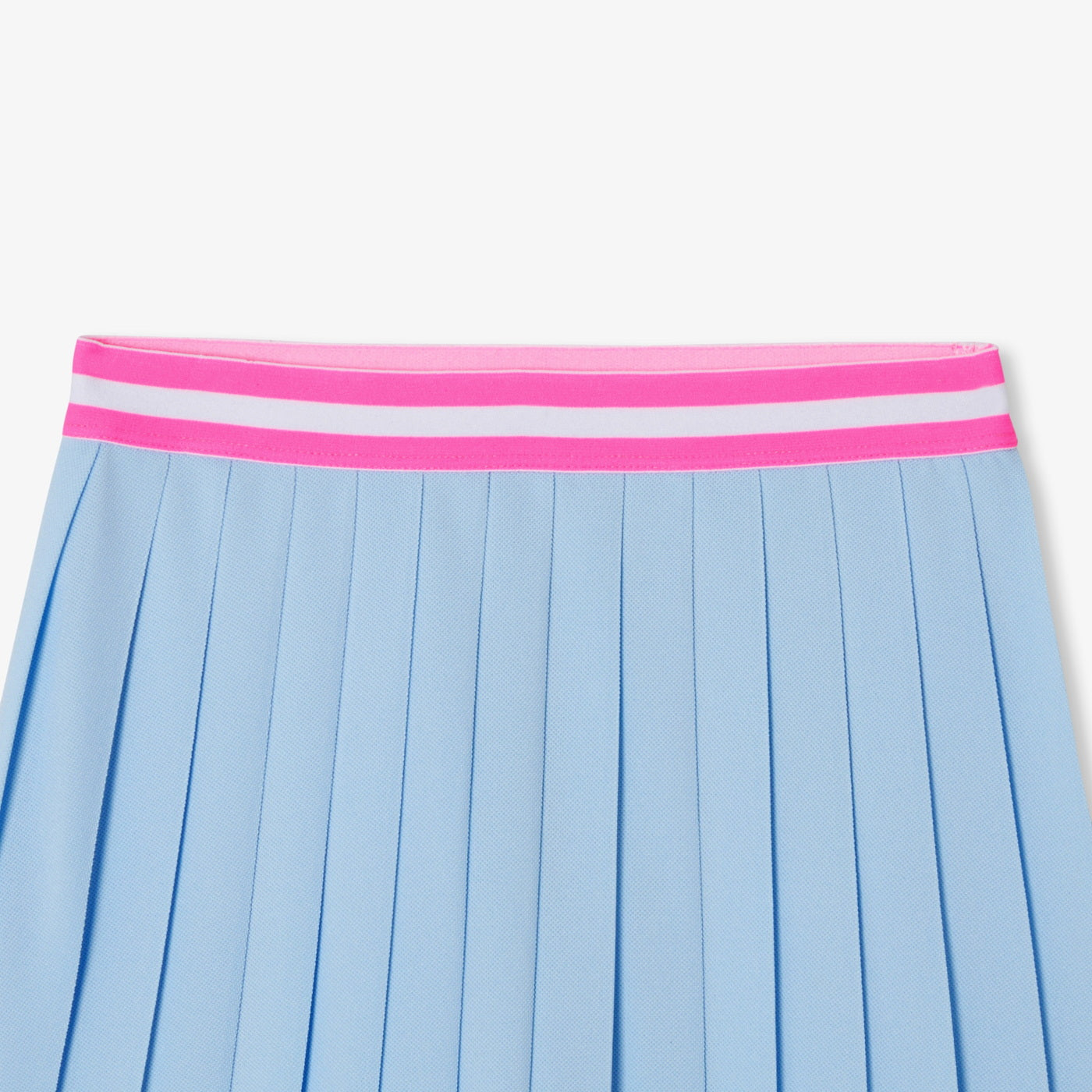 Girl piqué knit pleated skirt - nuage
