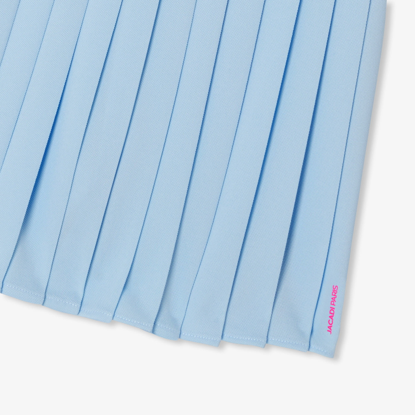 Girl piqué knit pleated skirt - nuage