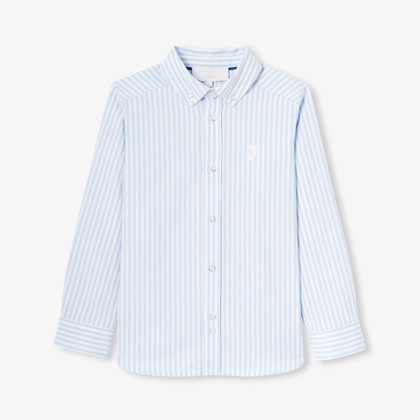 Baby boy cotton jumper - bleu pale