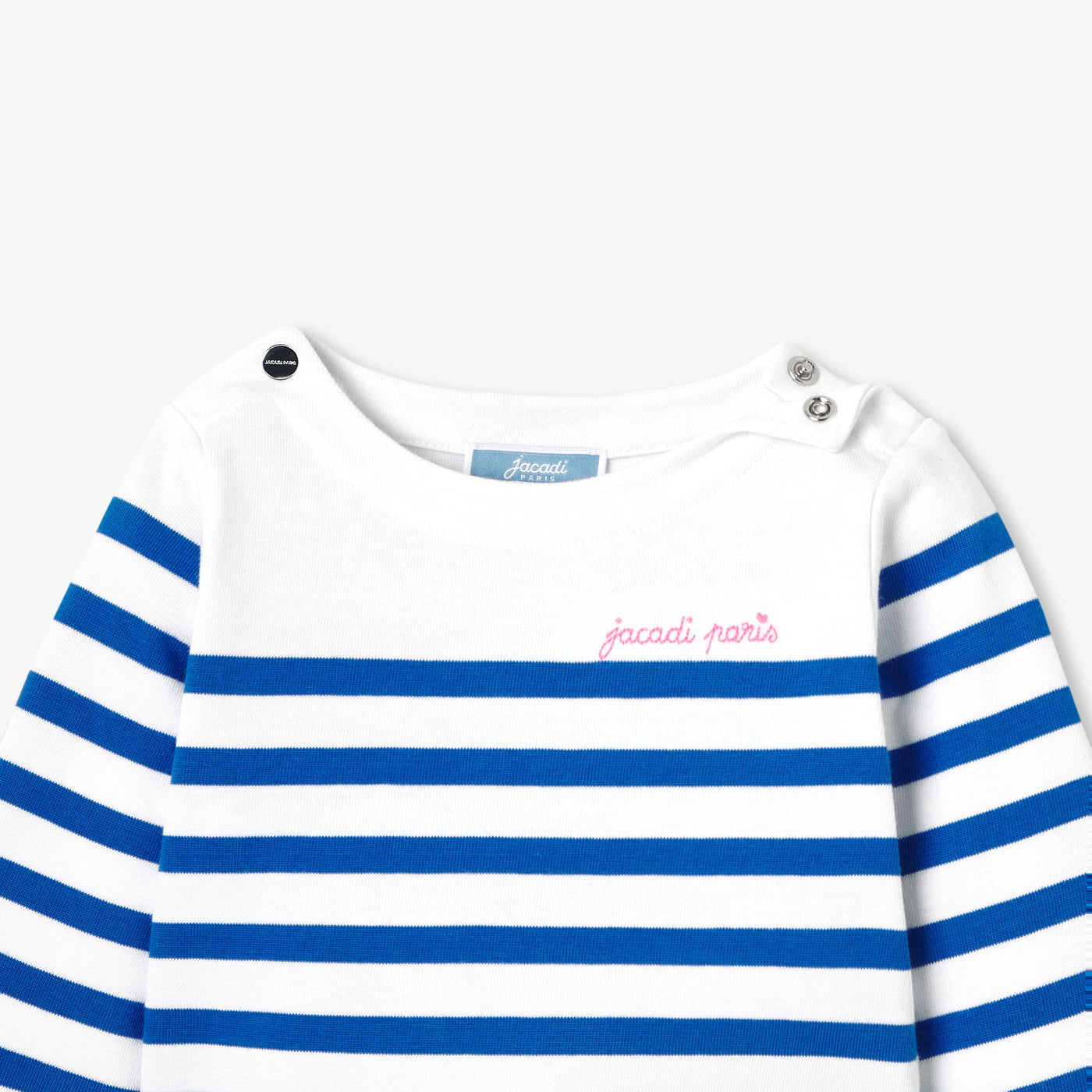 Baby girl striped top - blanc/bleu