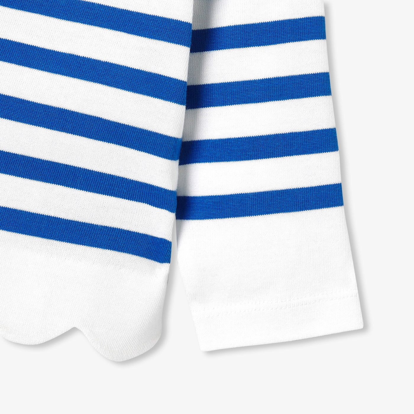 Baby girl striped top - blanc/bleu