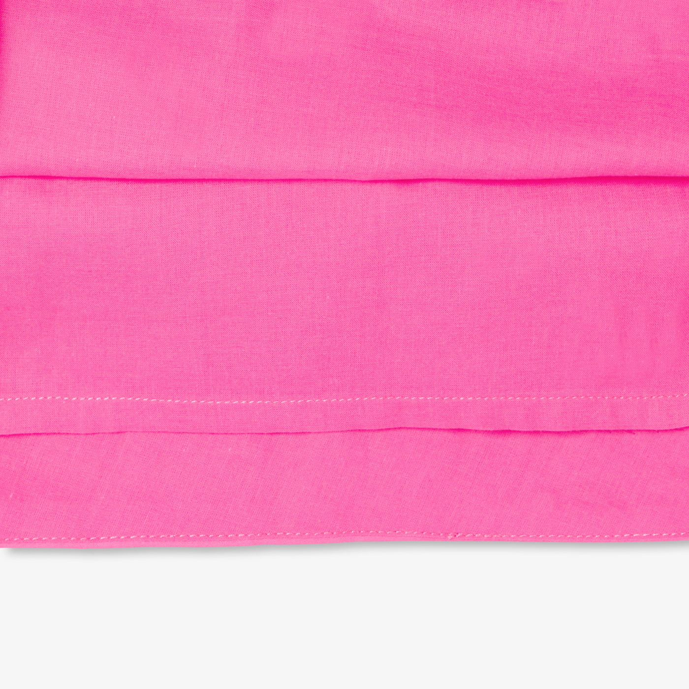 Girl ceremony dress in satin - fuschia clair