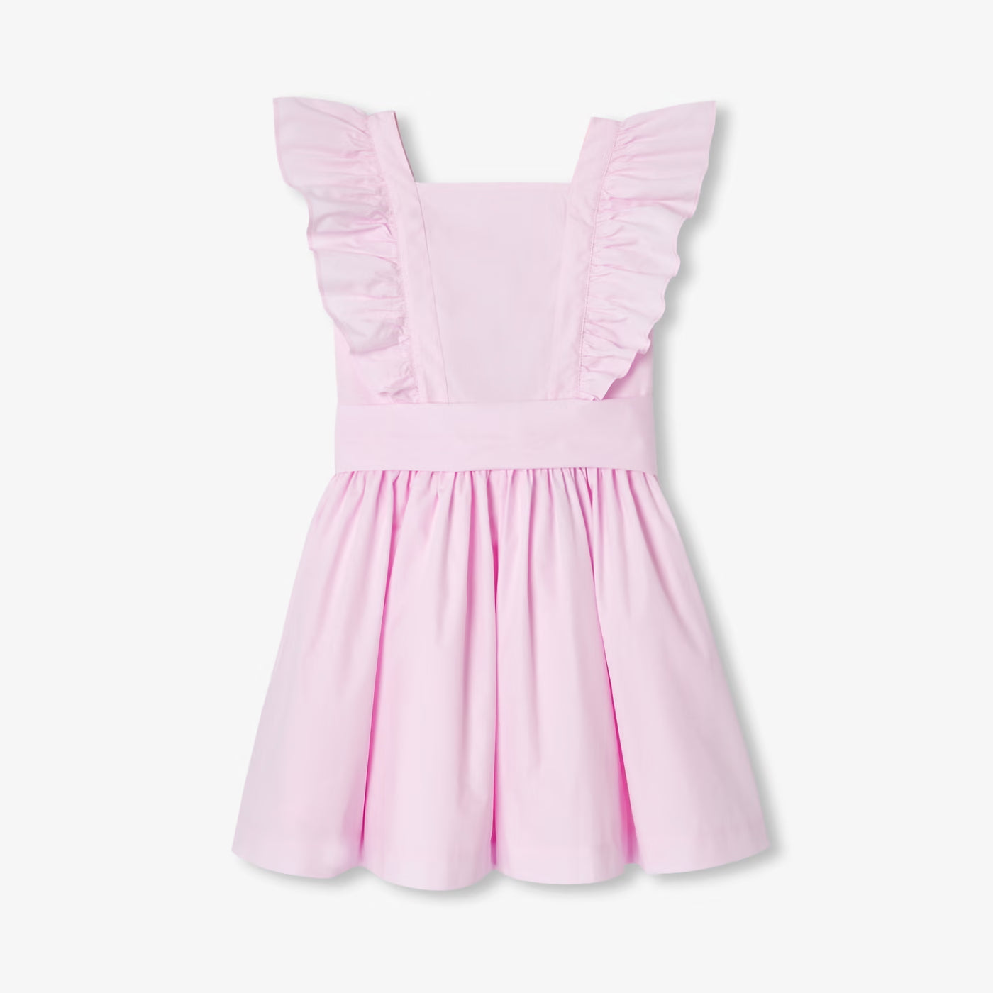 Girl poplin halter dress - rose jacadi