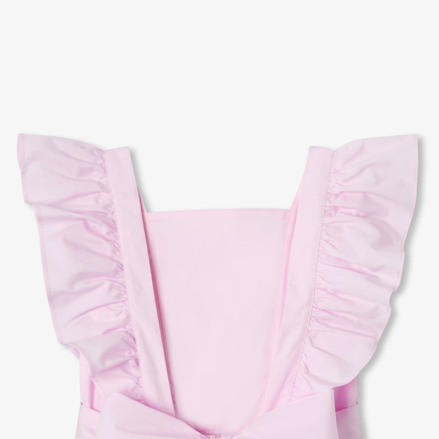 Girl poplin halter dress - rose jacadi