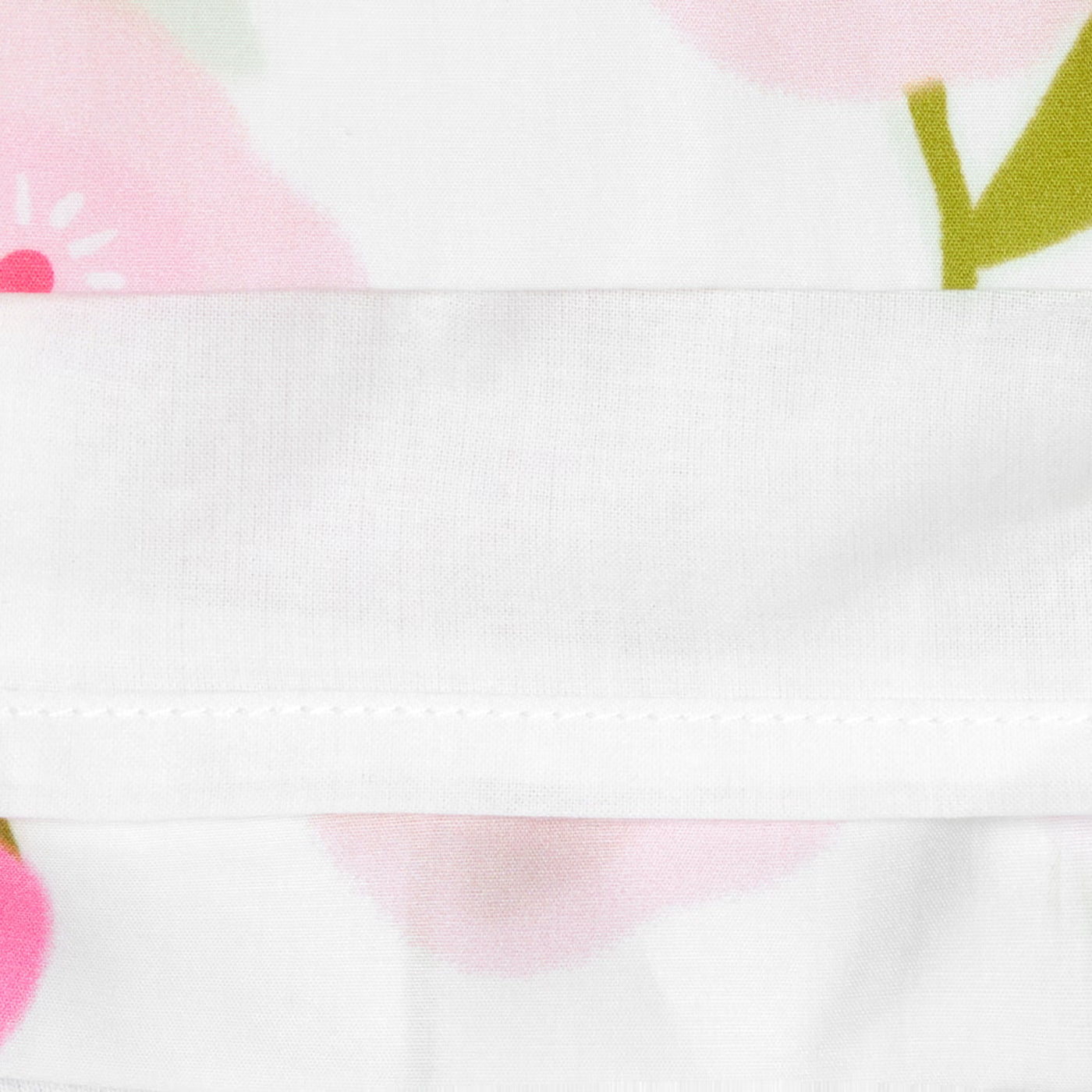 Baby girl sleeveless cotton dress - rose/multico