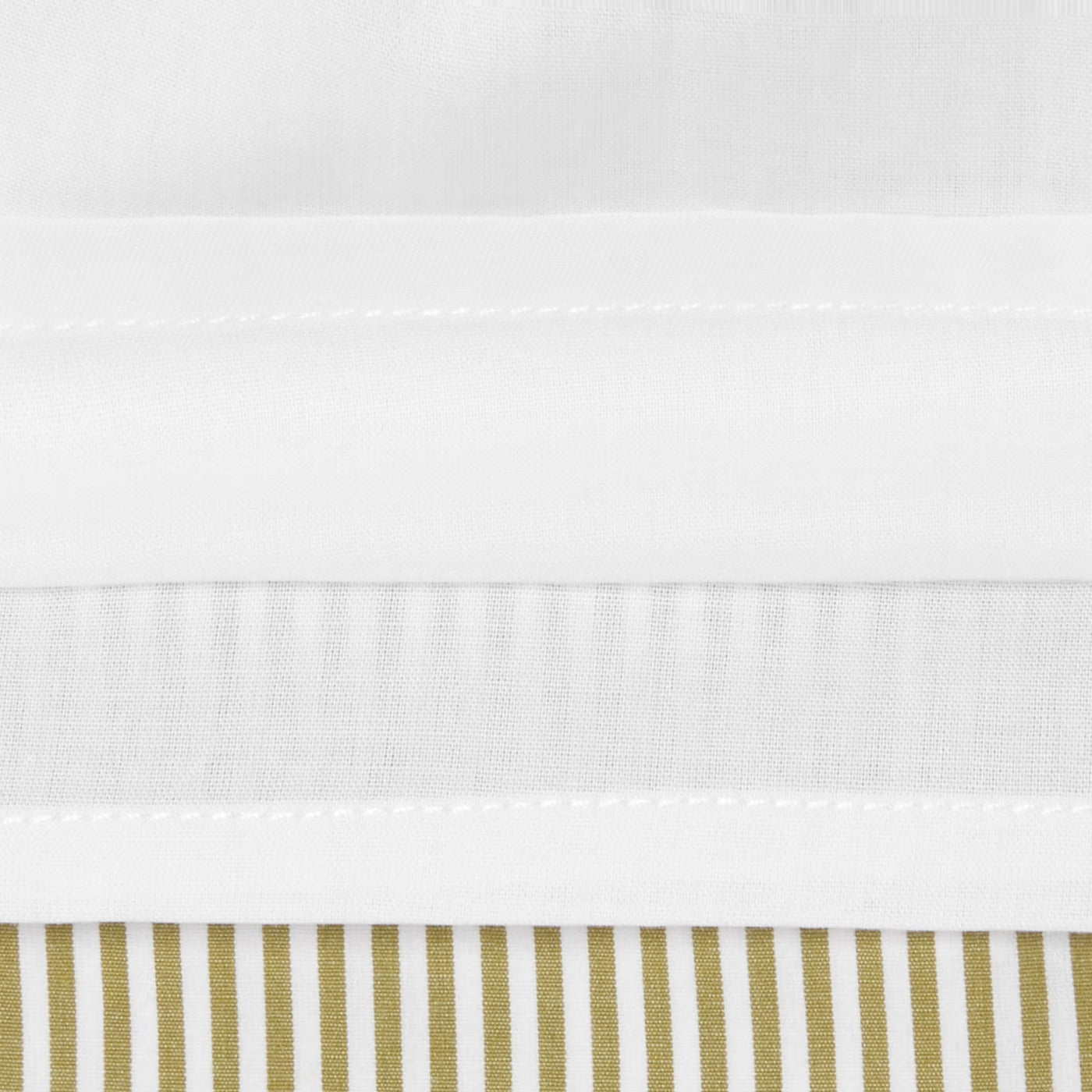 Baby girl dress in striped poplin - blanc/vert
