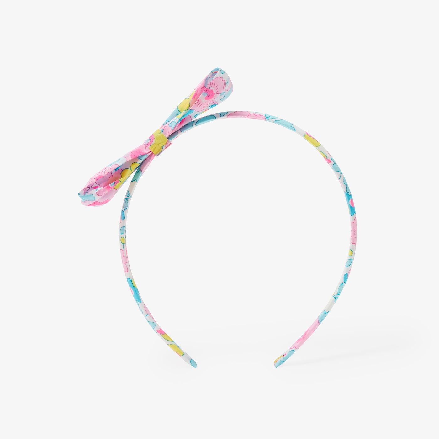 Girl Liberty fabric headband - bleu/multico