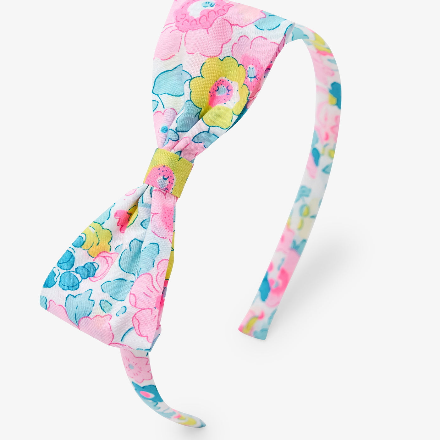 Girl Liberty fabric headband - bleu/multico