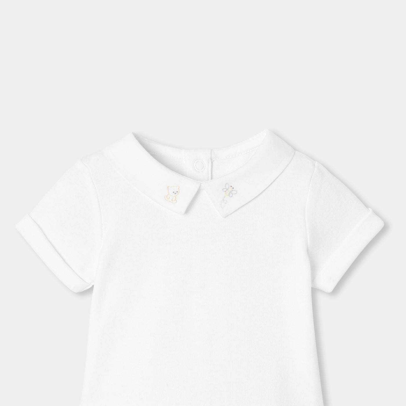 Baby boy short-sleeved bodysuit - blanc jacadi