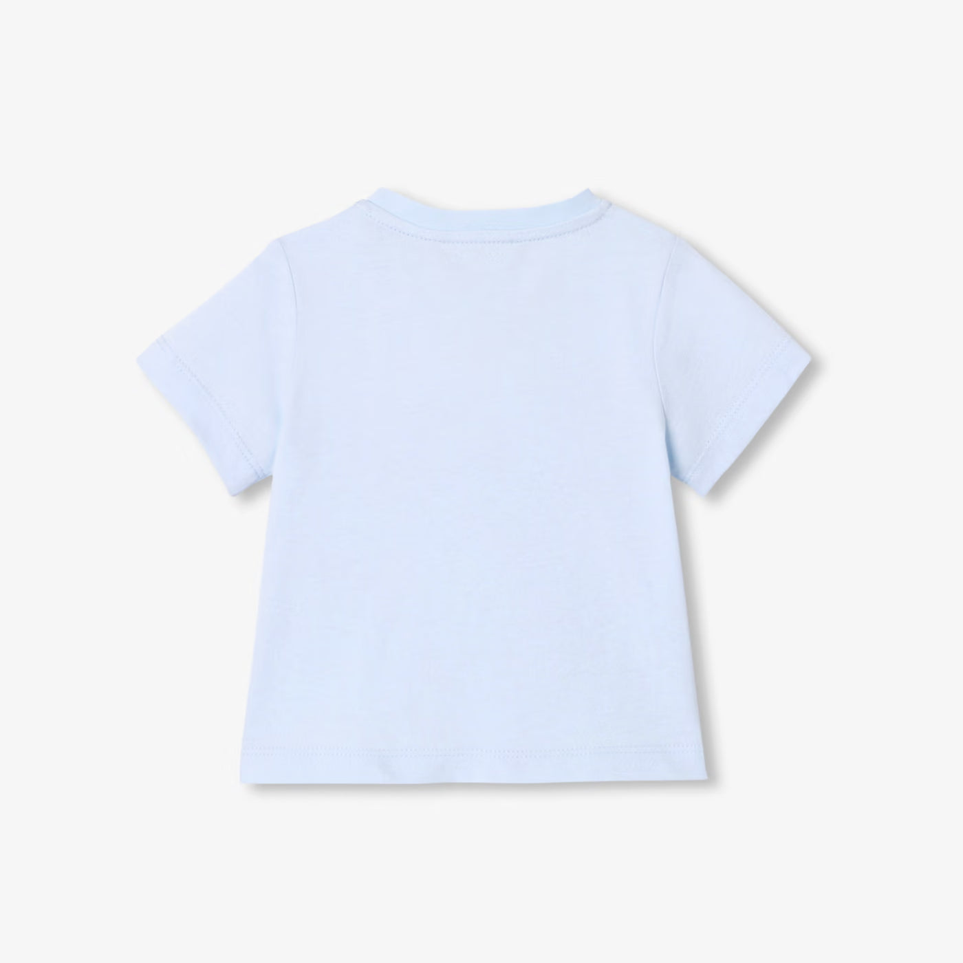 Baby boy organic cotton T-shirt - bleu glacier