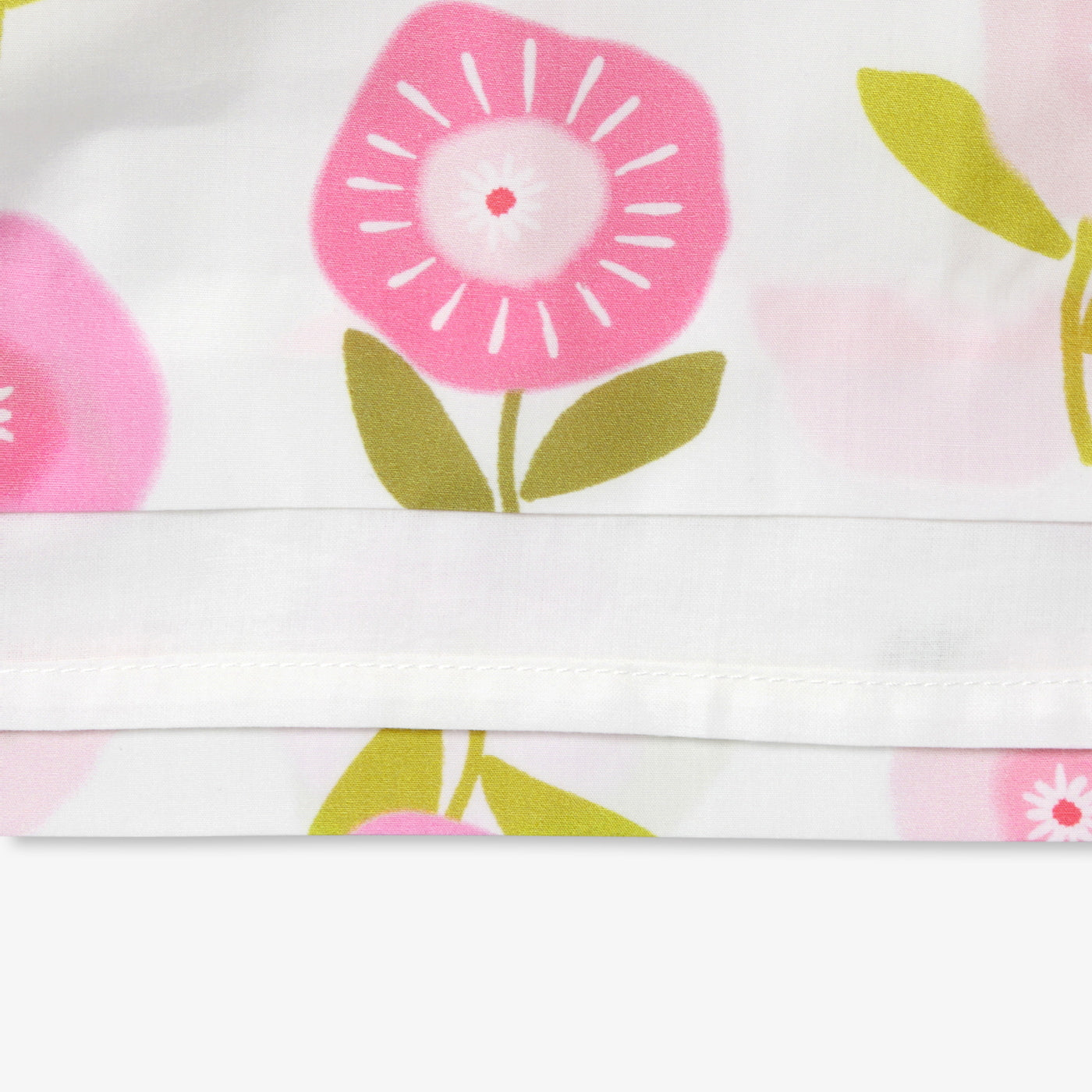 Girl floral print dress - rose/multico