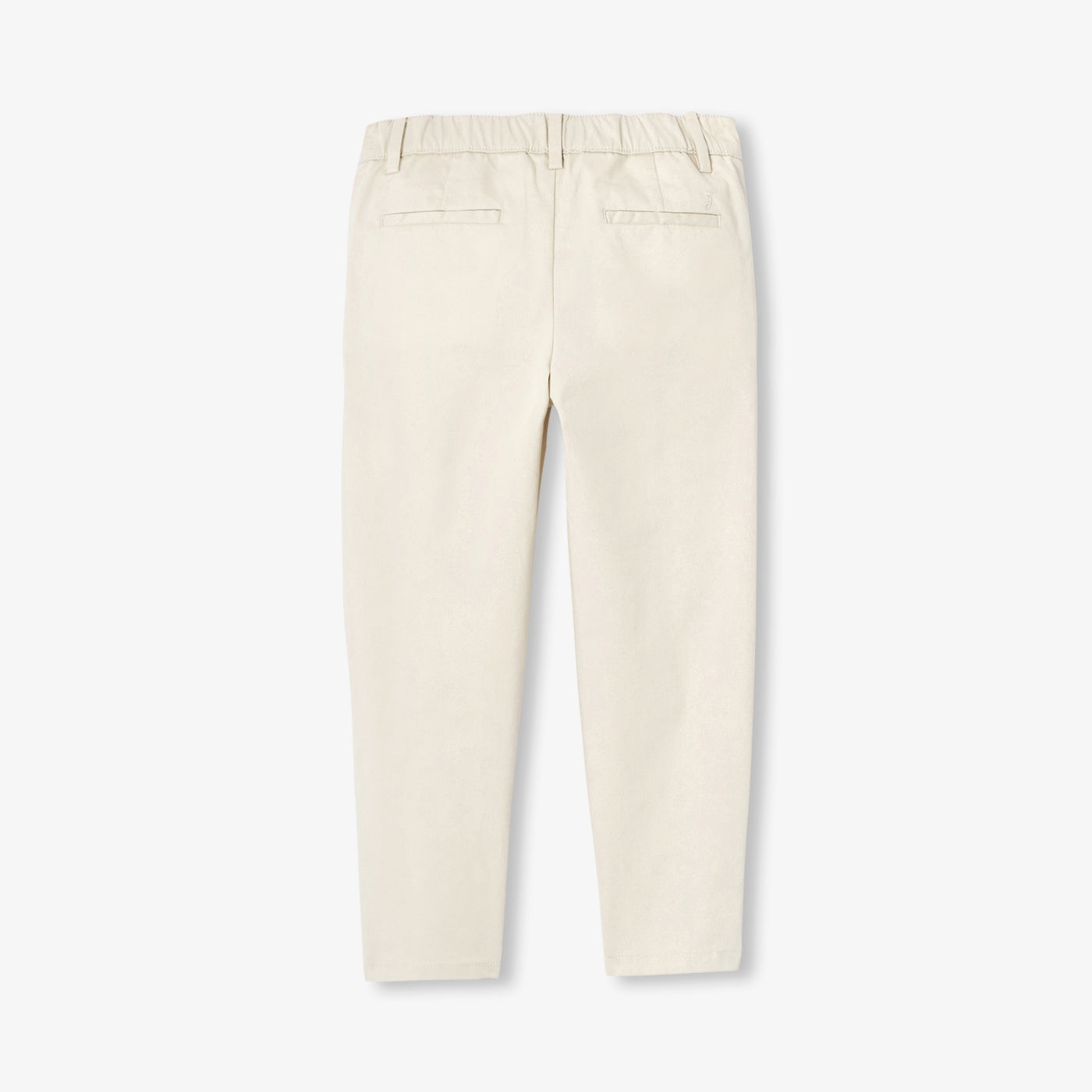 Boy twill pants - blanc casse