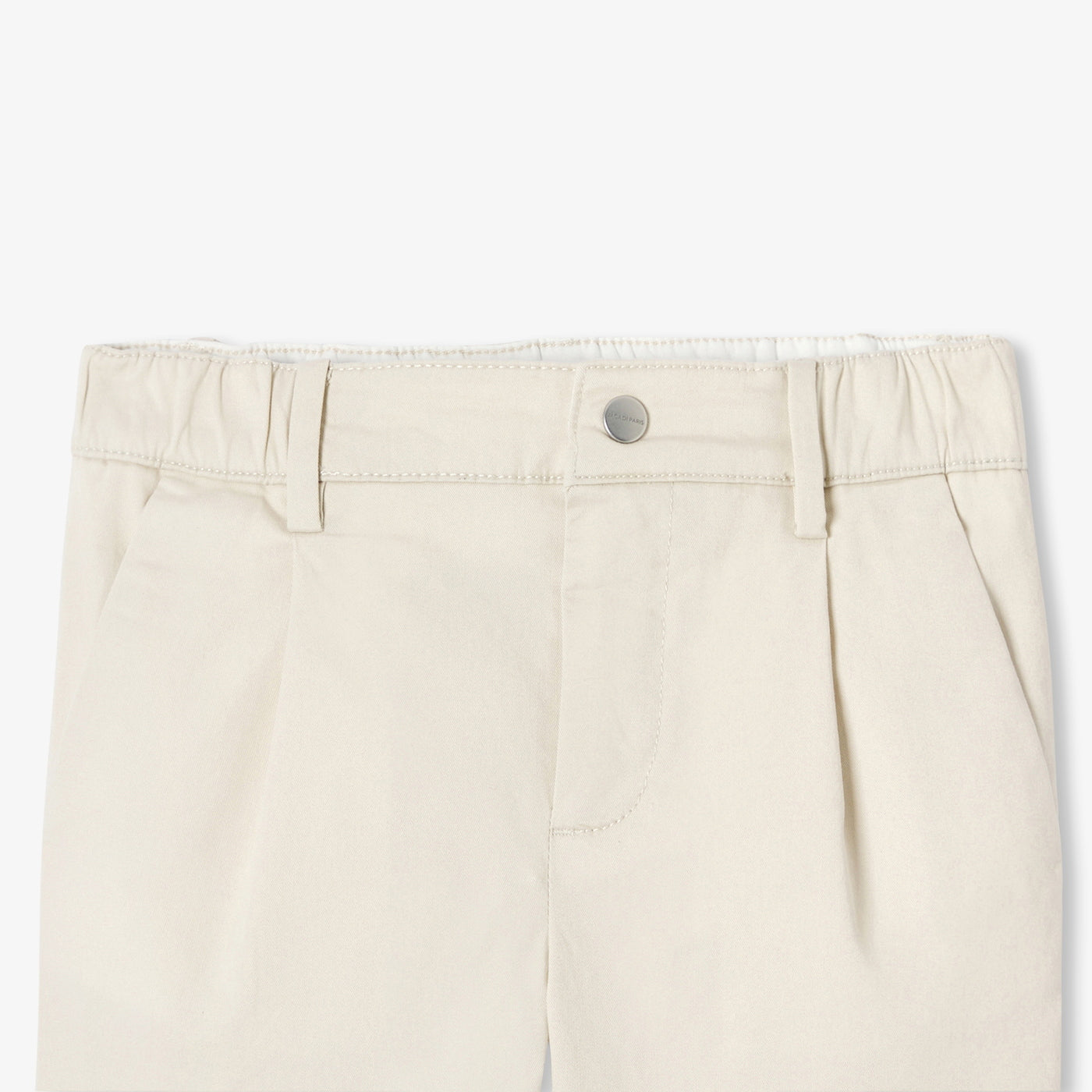 Boy twill pants - blanc casse