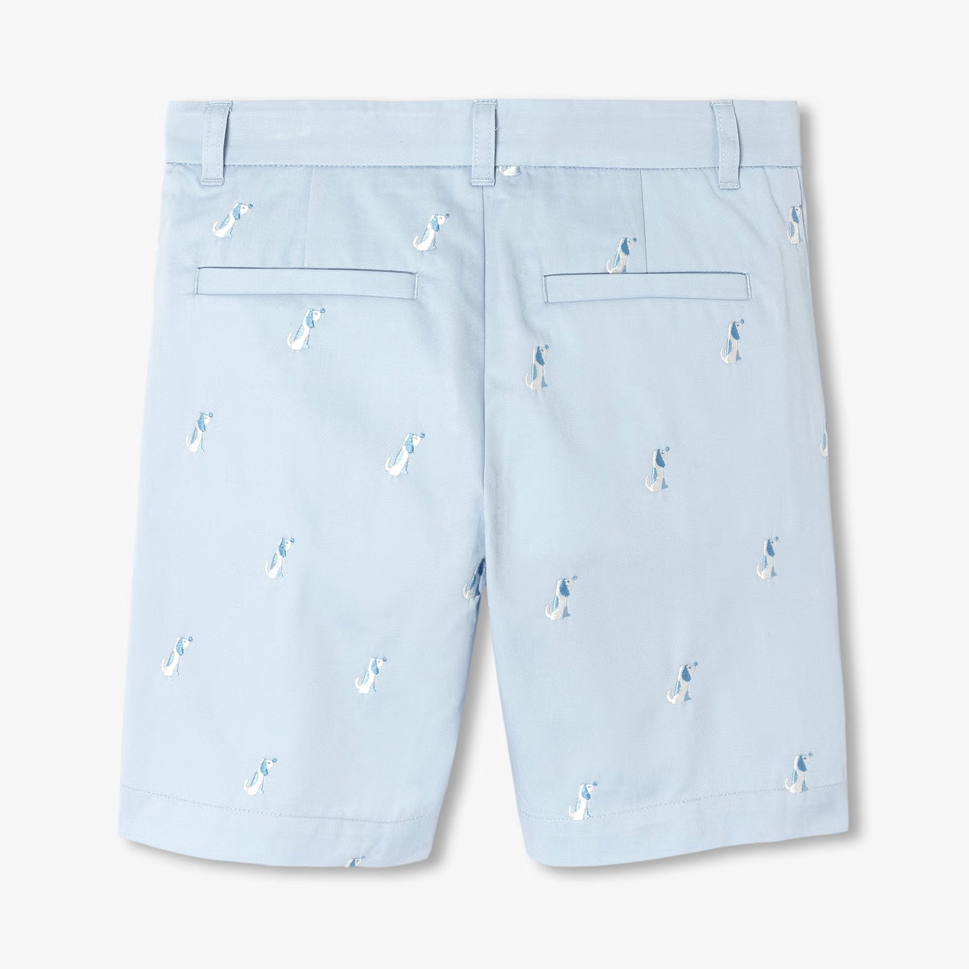 Boy cotton twill Bermuda shorts - baltique