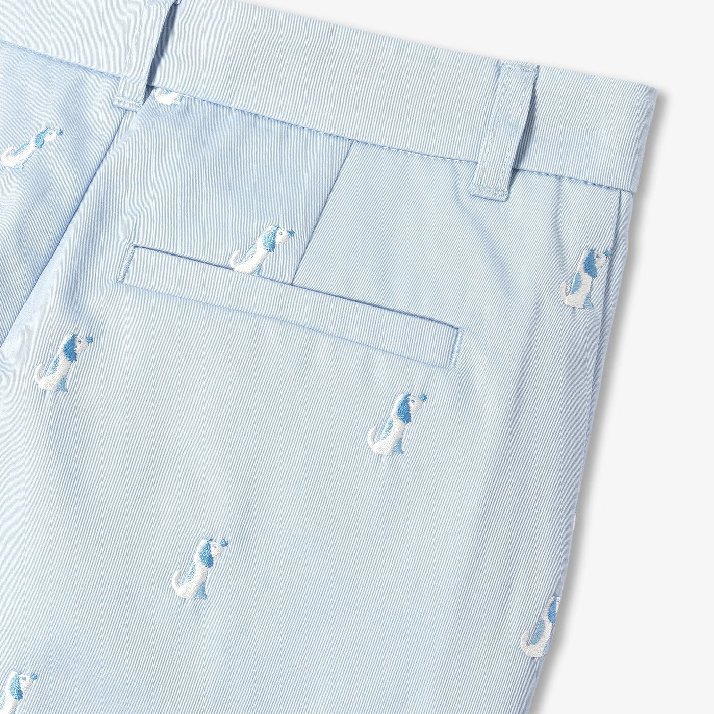 Boy cotton twill Bermuda shorts - baltique