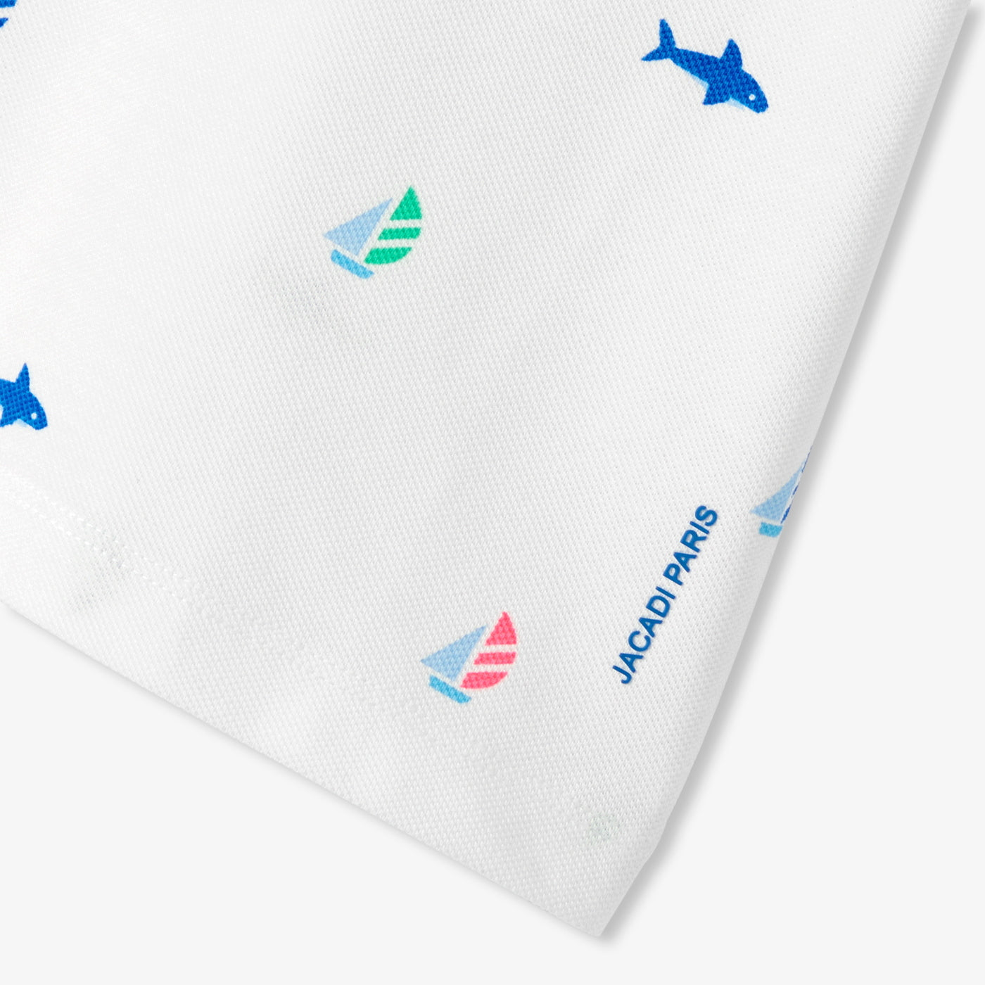 Boy cotton piqué polo shirt - blanc jacadi