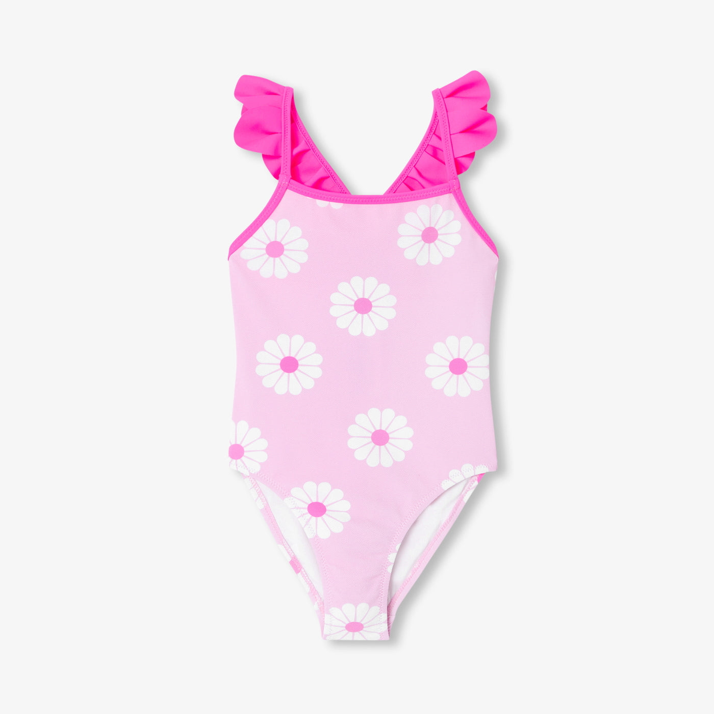 Girl one-piece swimsuit - rose