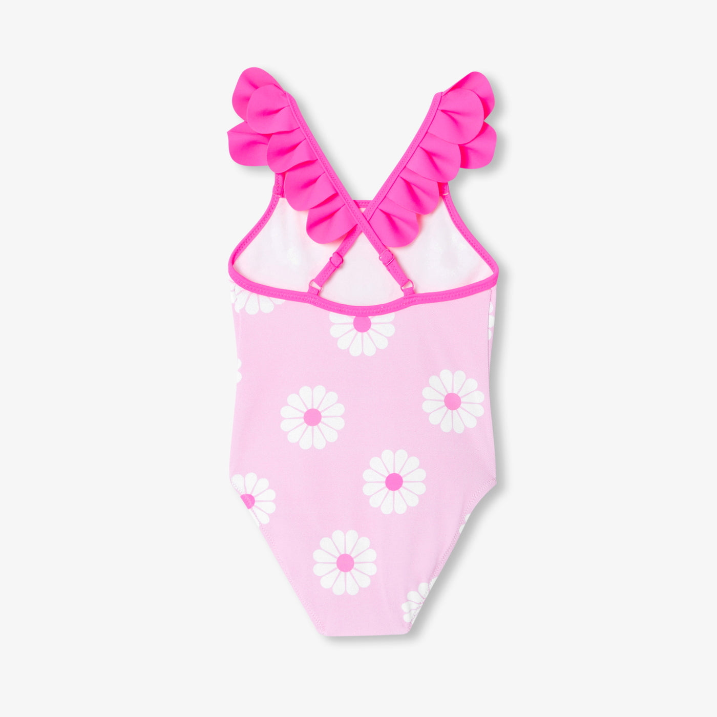 Girl one-piece swimsuit - rose