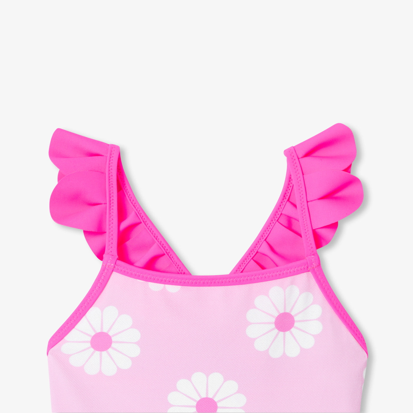 Girl one-piece swimsuit - rose