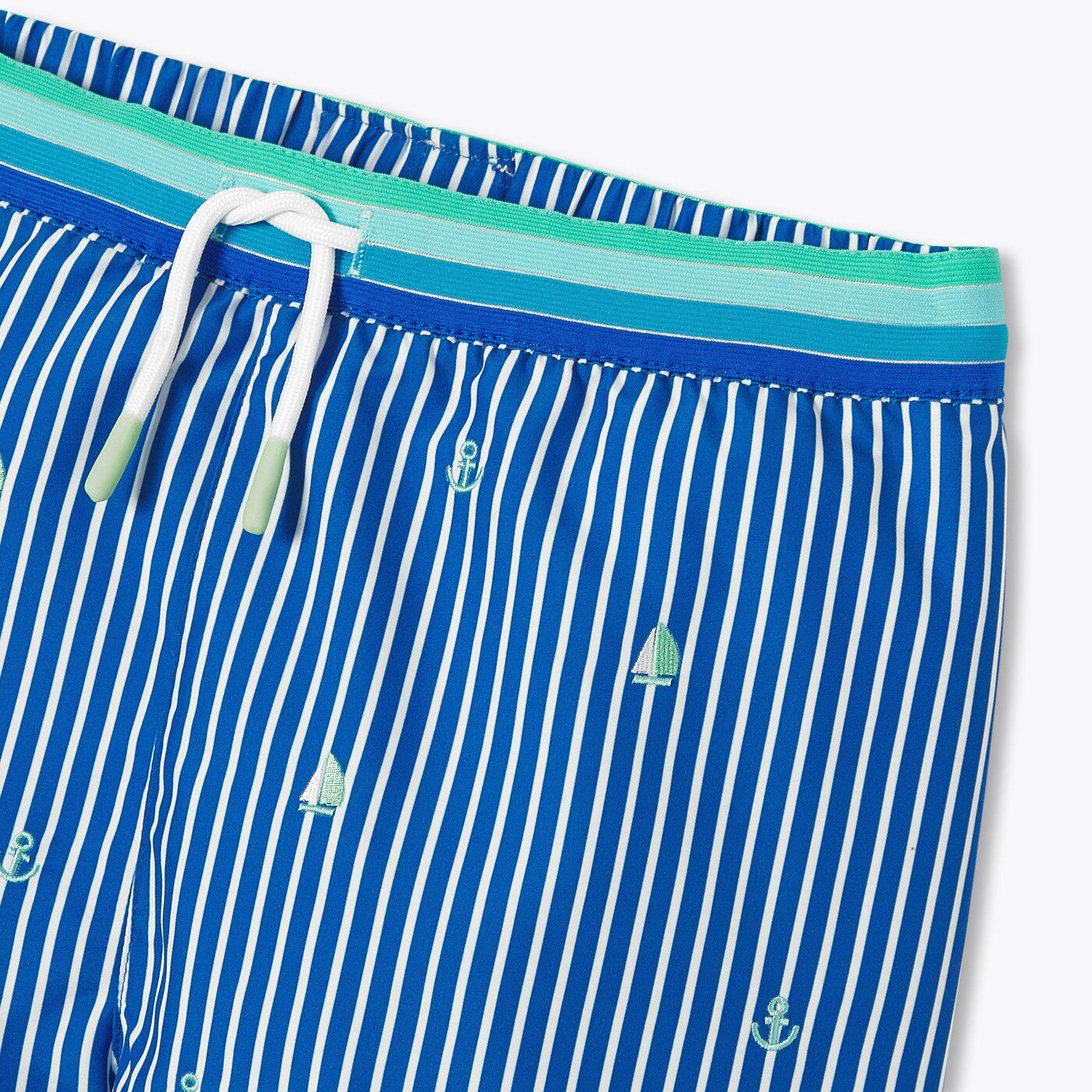 Boy striped swim shorts - multico