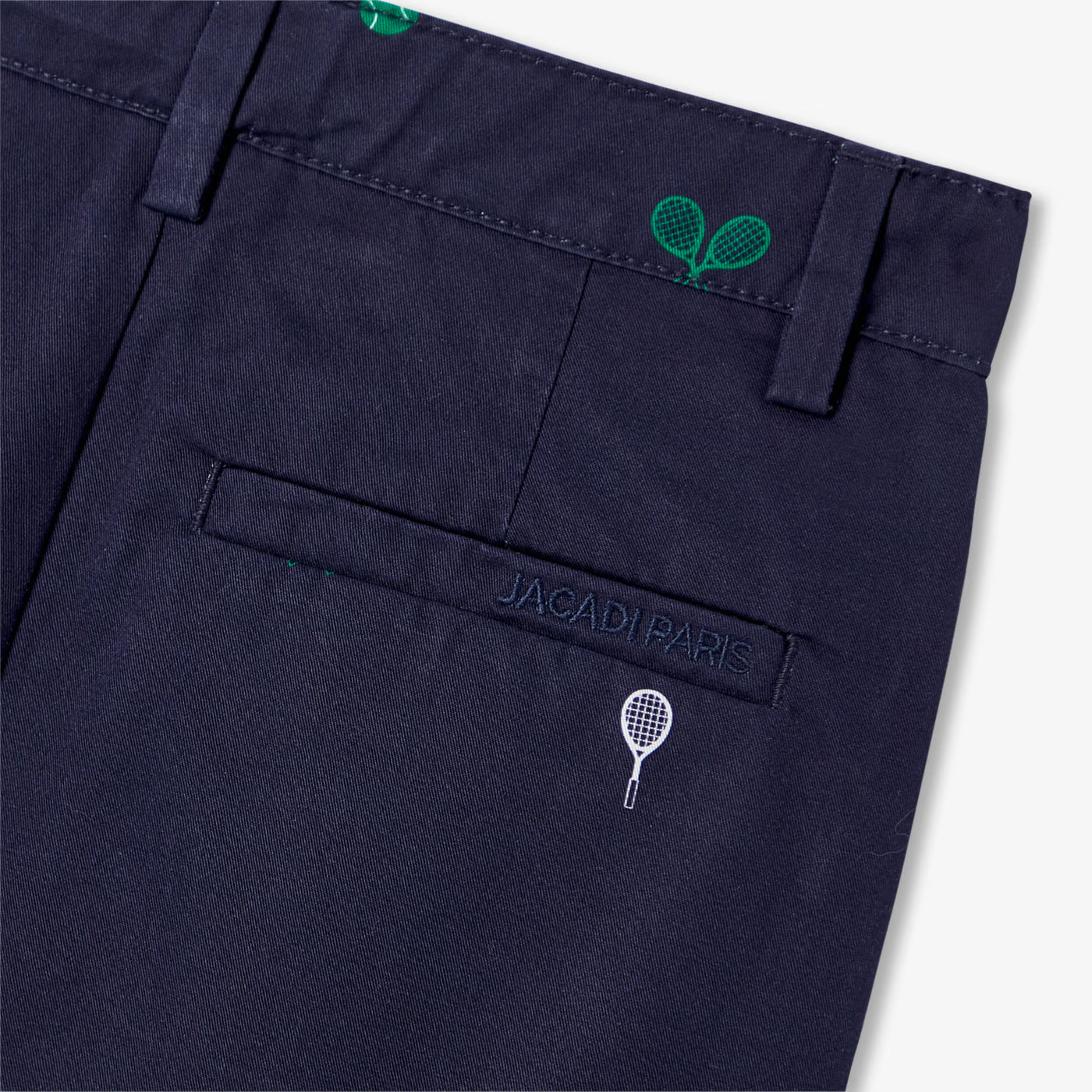 Boy printed twill Bermuda shorts - encre
