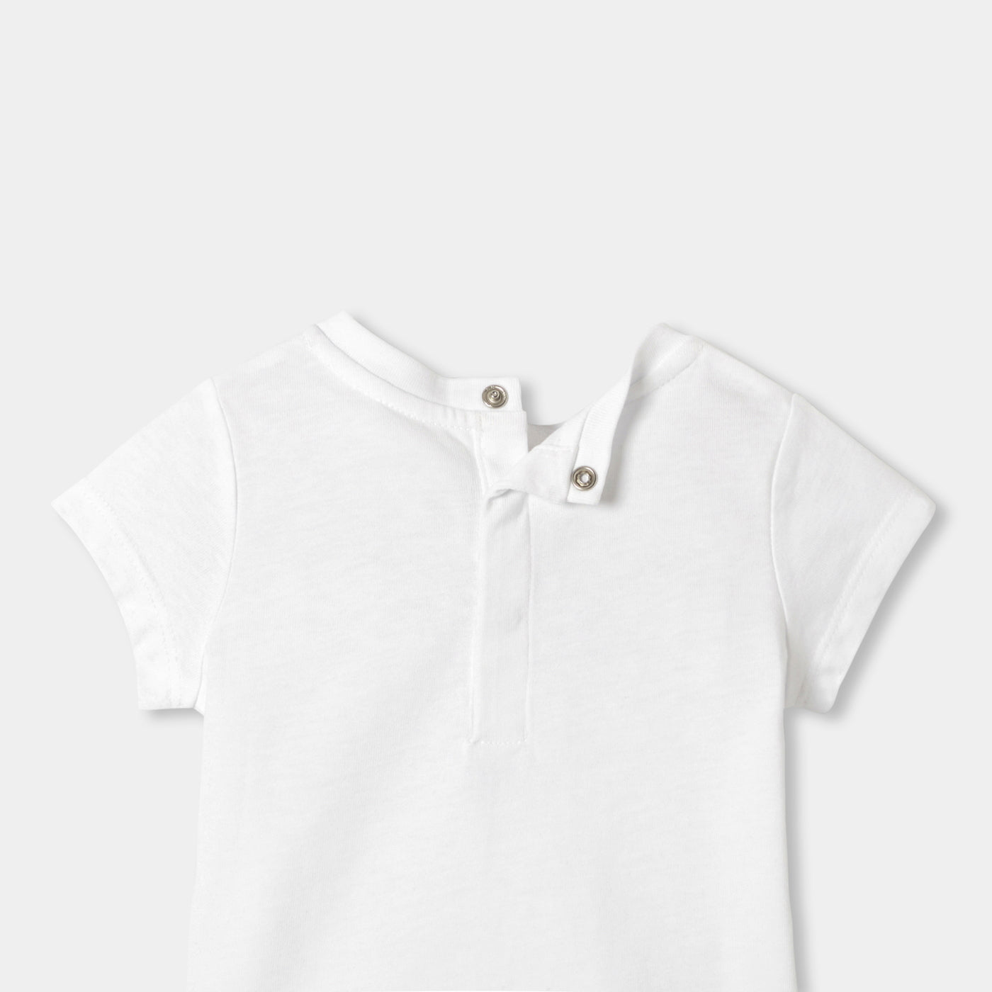Baby girl short-sleeved cotton T-shirt - blanc jacadi