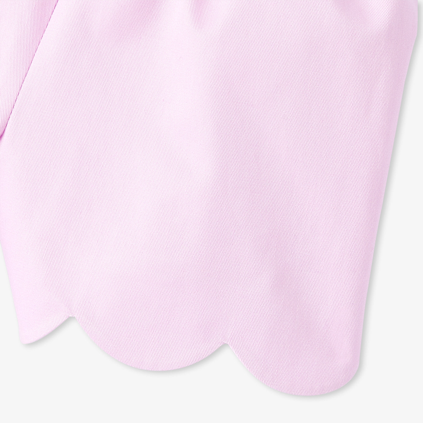 Baby girl paper bag waist twill shorts - lilas