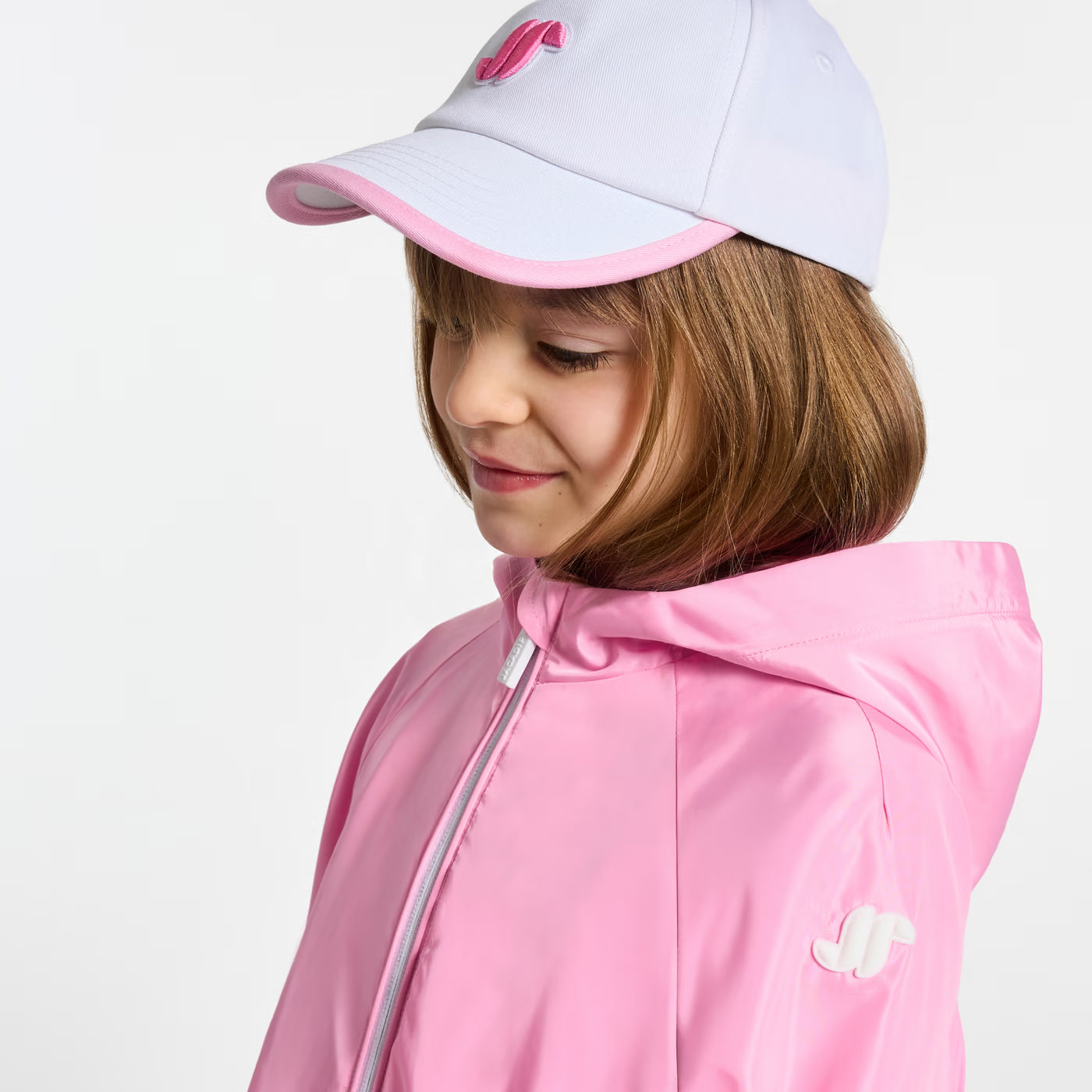 Girl windbreaker - rose petale