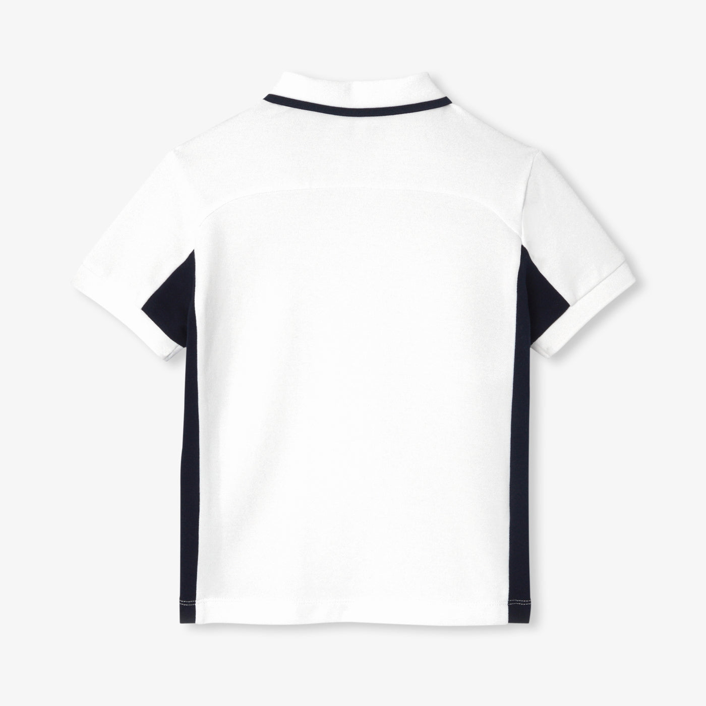 Boys' cotton piqué polo shirt - blanc jacadi