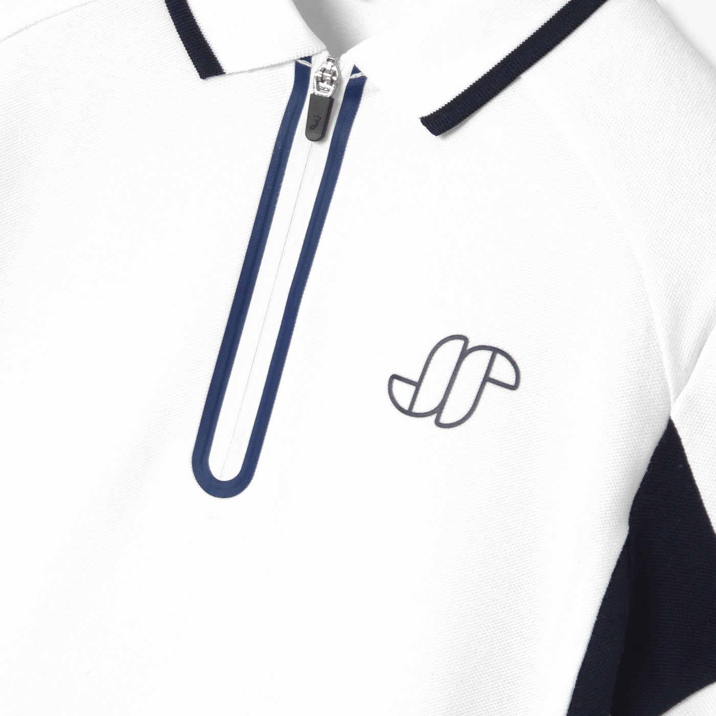 Boys' cotton piqué polo shirt - blanc jacadi