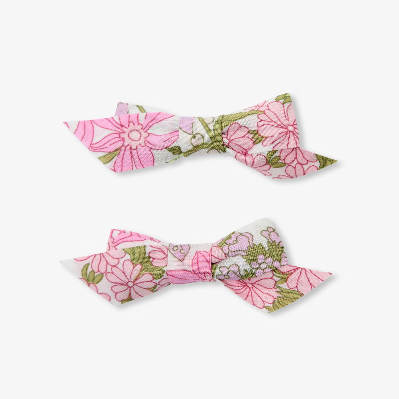 Baby girl crocodile clip set - multico