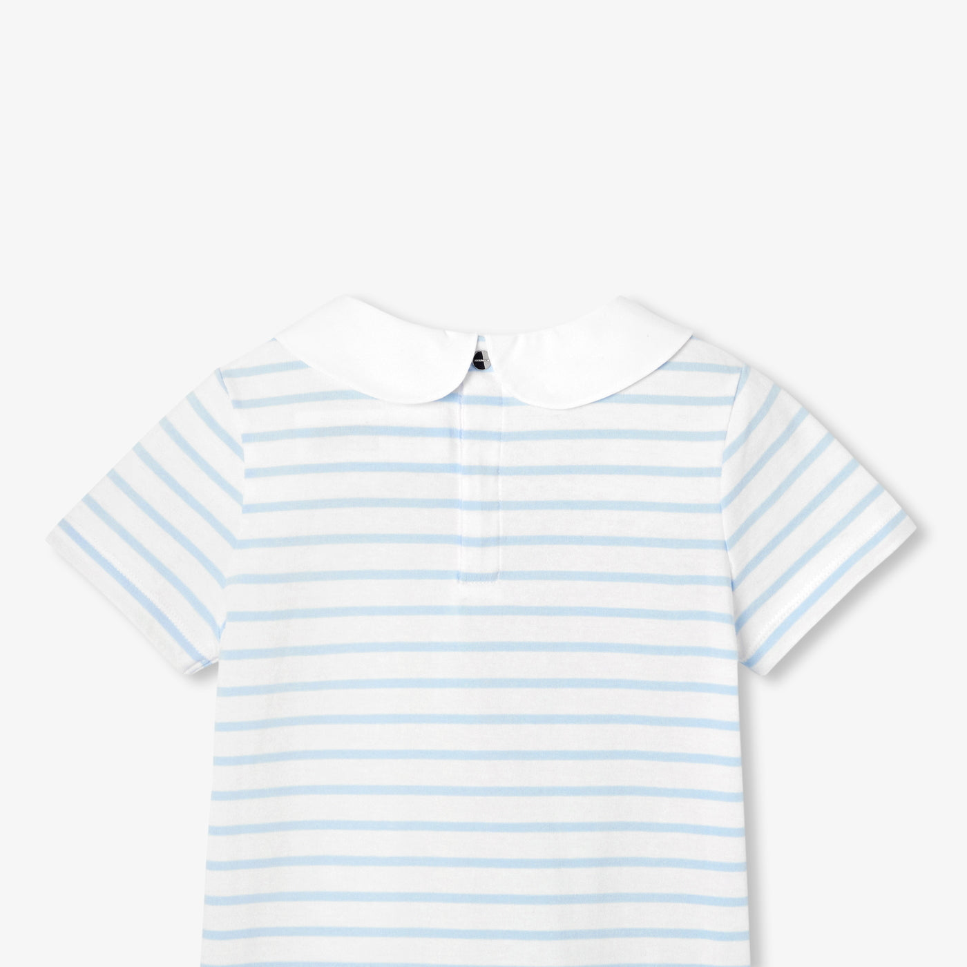 Girl striped polo shirt - blanc/bleu