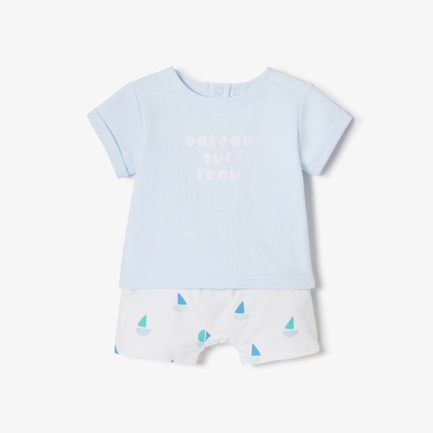 Baby boy shorts set - multico
