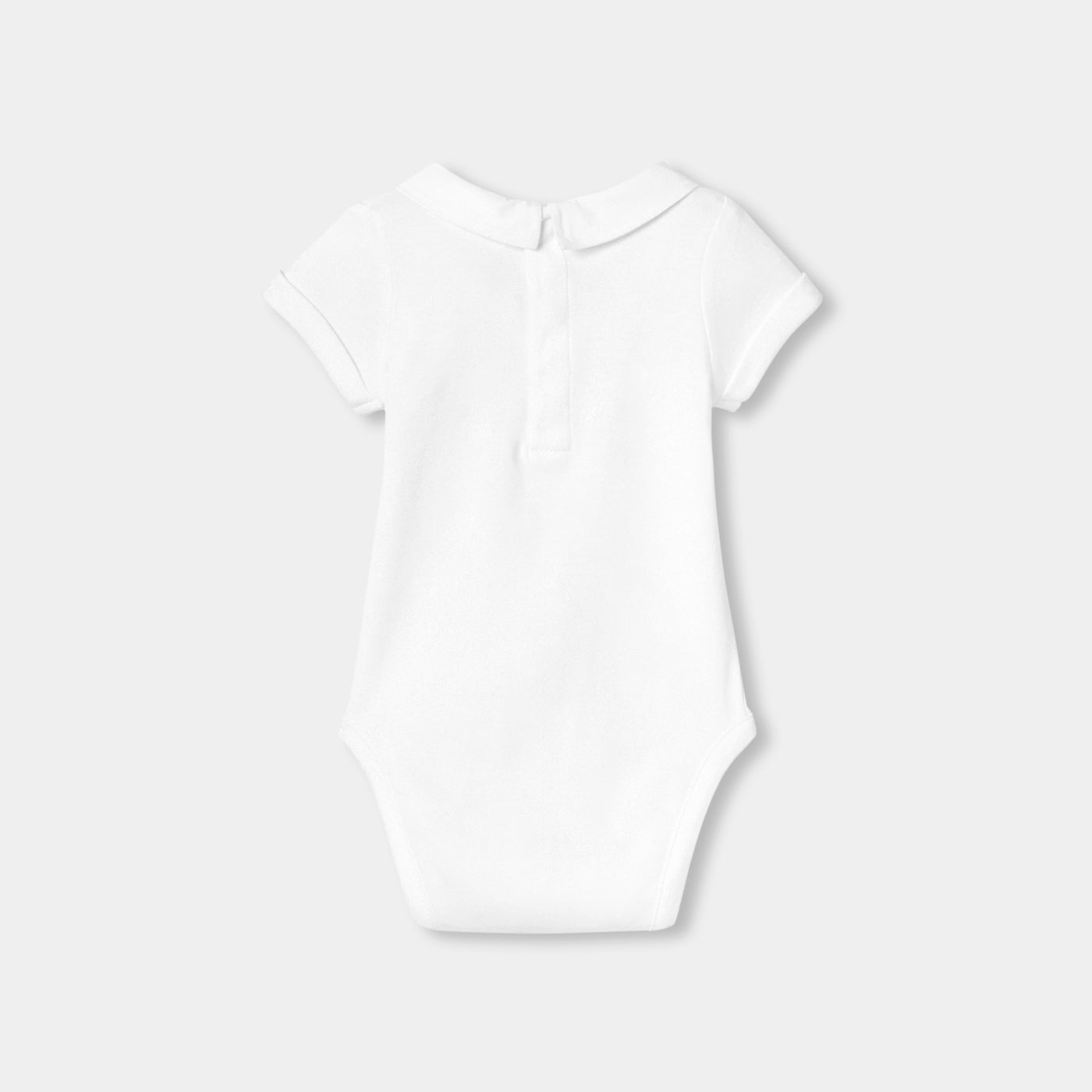 Baby boy short-sleeved cotton bodysuit - blanc jacadi