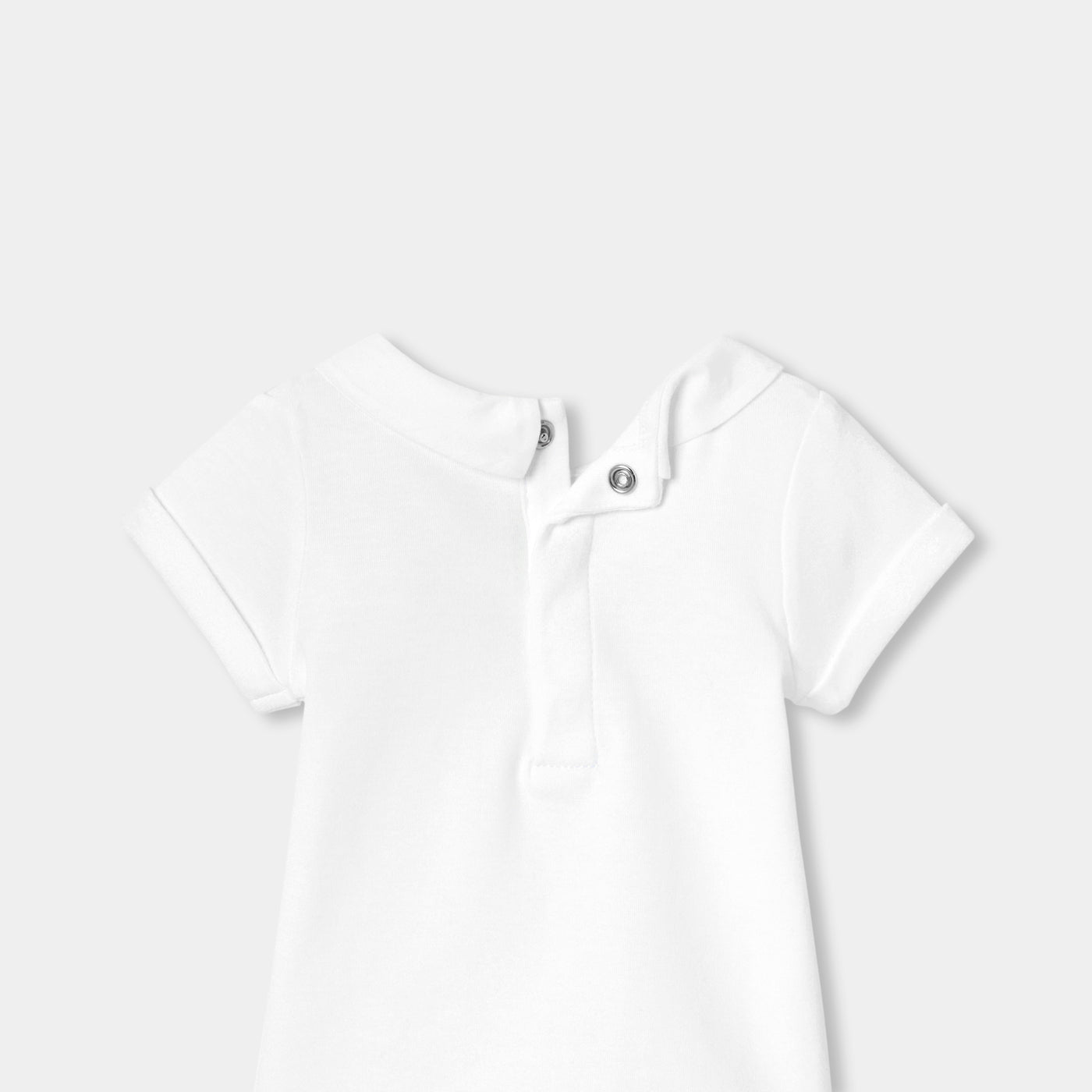 Baby boy short-sleeved cotton bodysuit - blanc jacadi