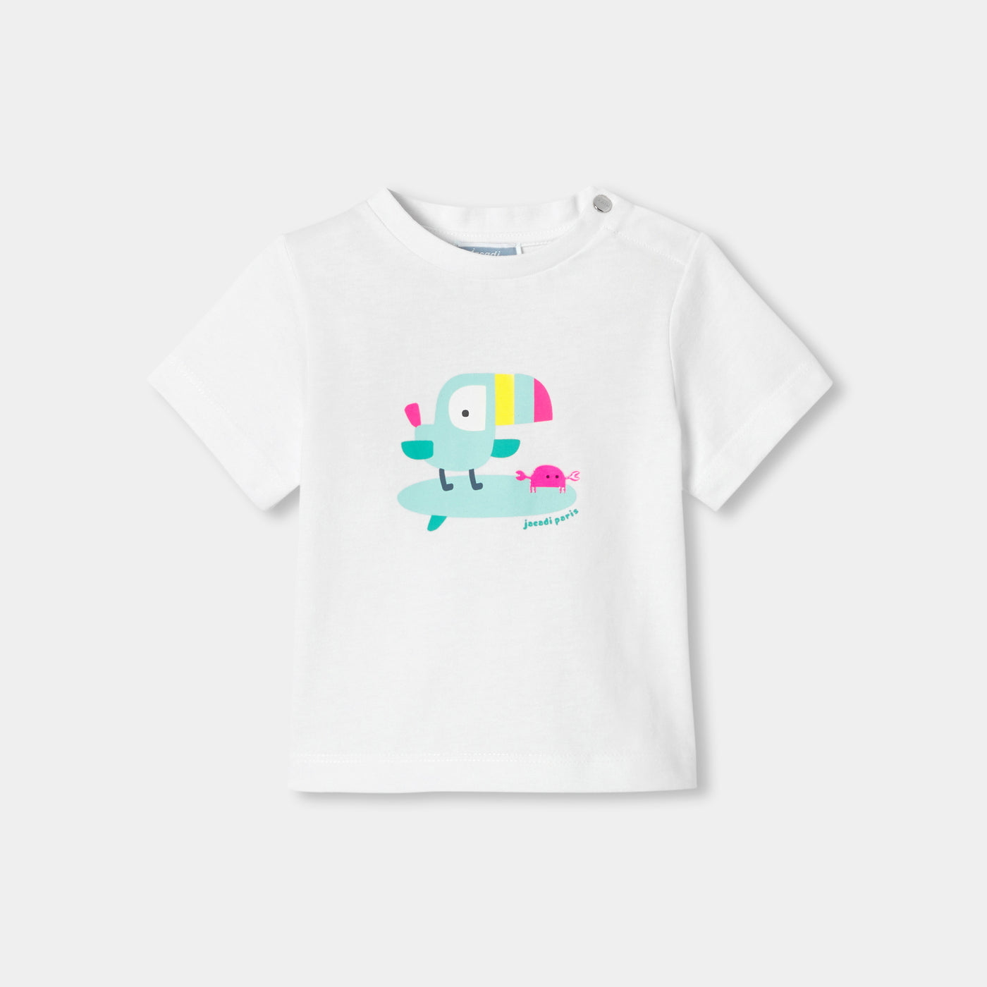 Baby cotton T-shirt - blanc jacadi
