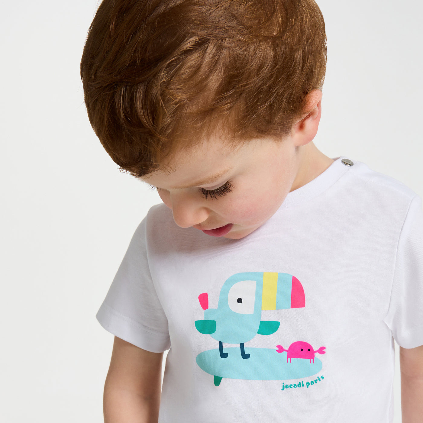 Baby cotton T-shirt - blanc jacadi