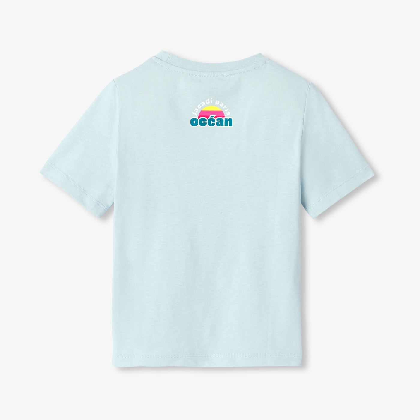 Boy cotton T-shirt - bleu alize