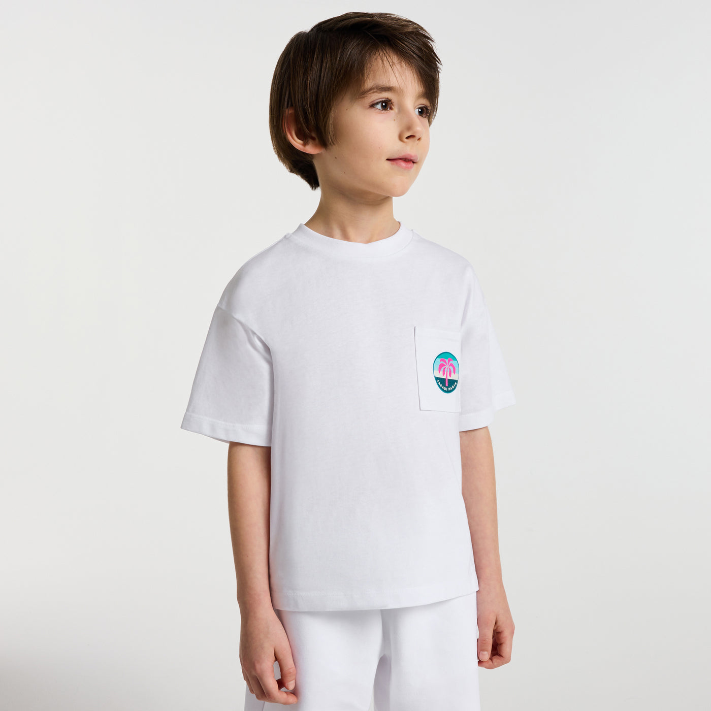 Boy cotton T-shirt - blanc jacadi