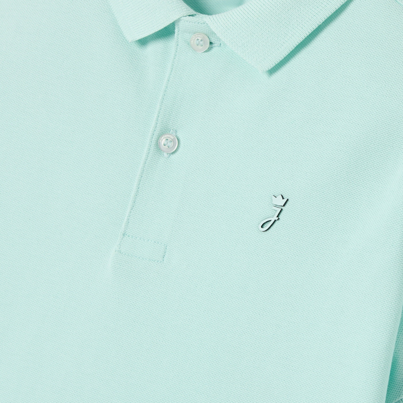 Child cotton polo shirt - vert pale