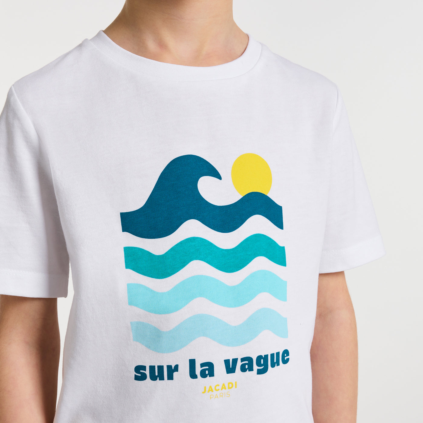 Boy cotton T-shirt - blanc jacadi