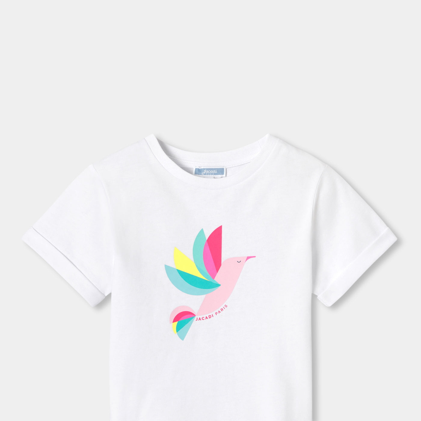 Girl cotton T-shirt - blanc jacadi