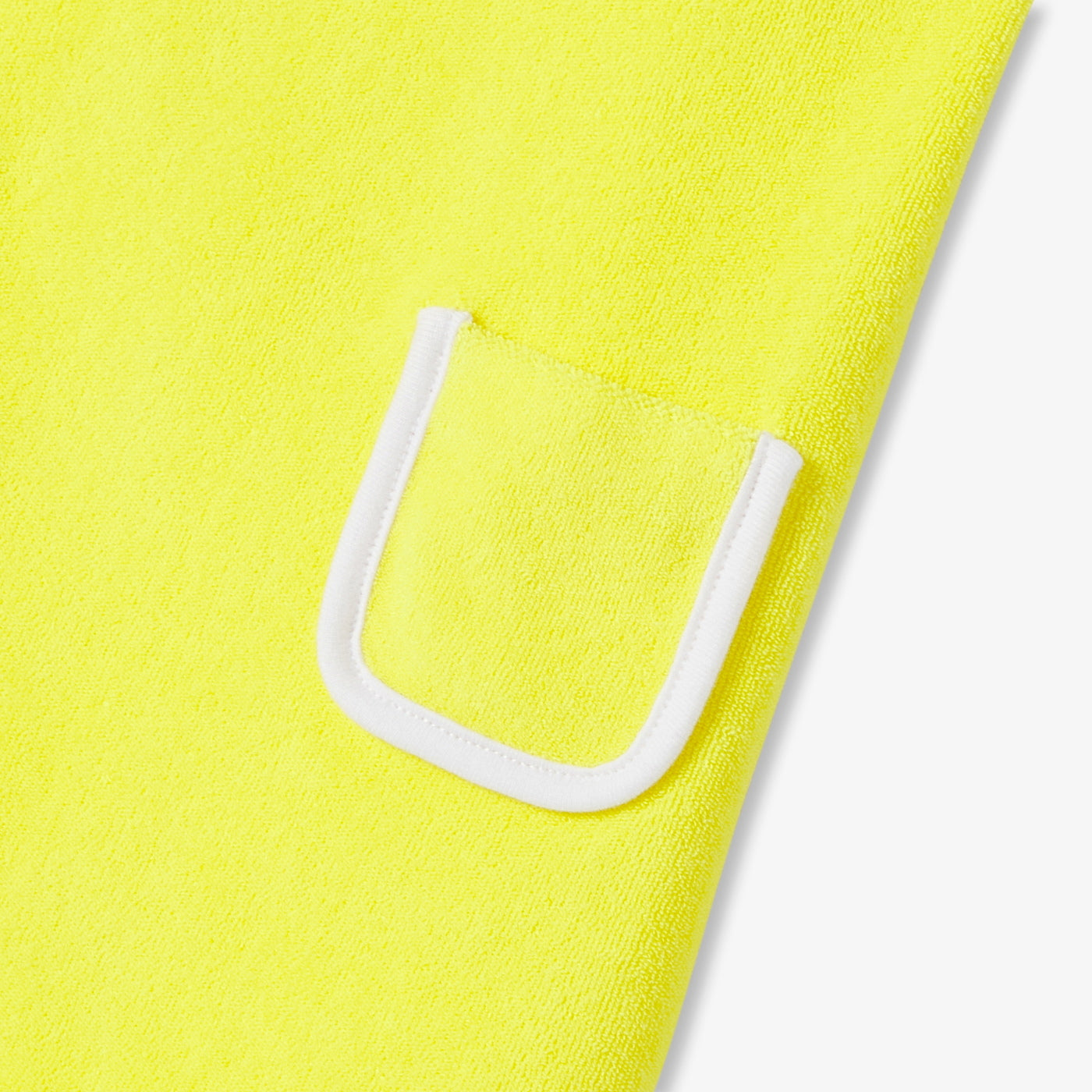 Baby girl sleeveless dress in terry cotton - jaune soleil
