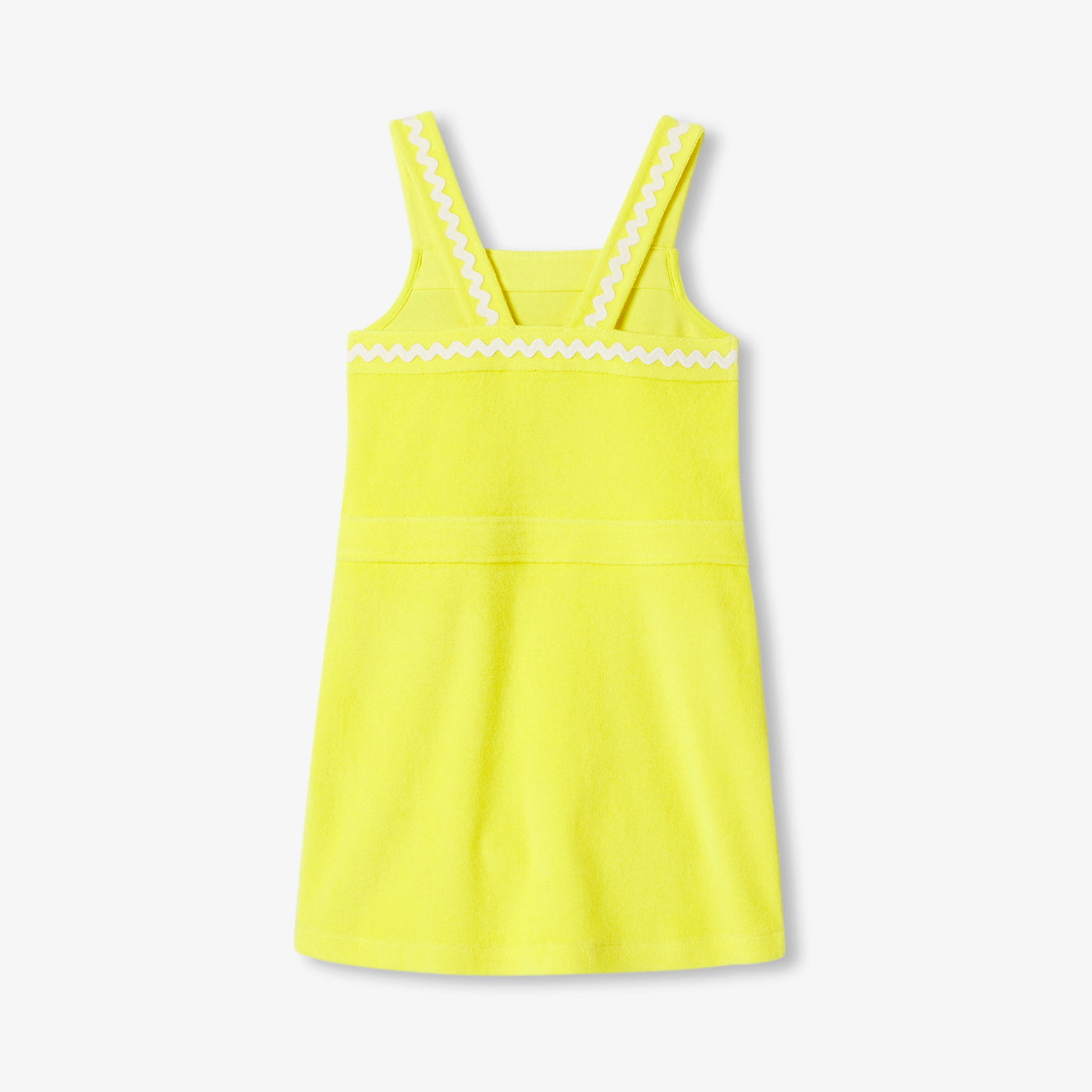 Girl terry cloth dress - jaune soleil