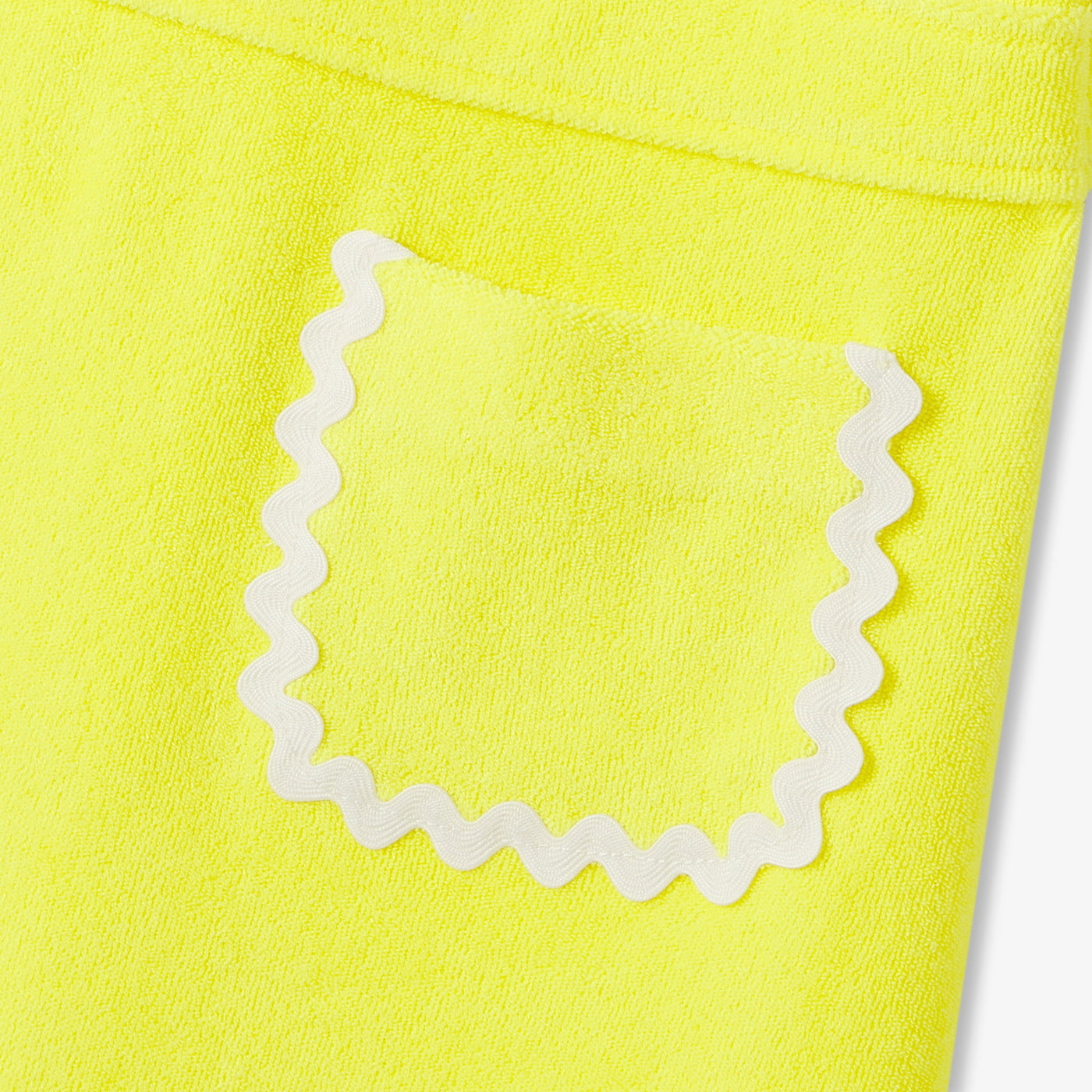 Girl terry cloth dress - jaune soleil