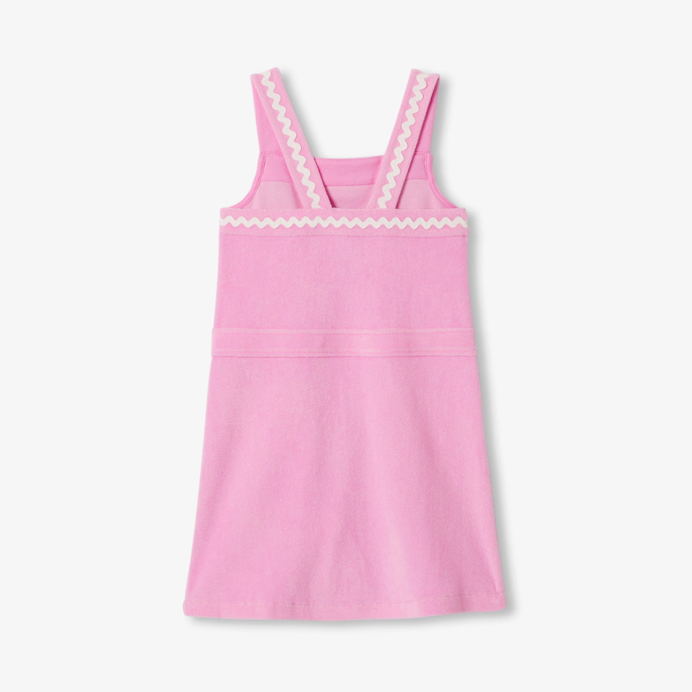 Girl terry cloth dress - rose petale