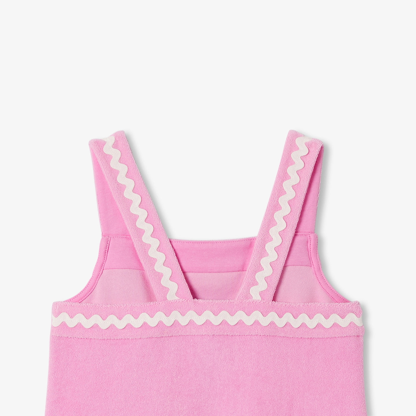 Girl terry cloth dress - rose petale