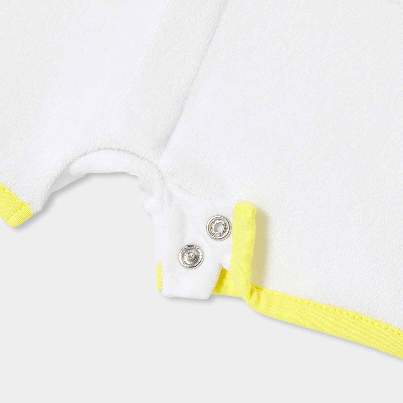Baby boy French terry romper - blanc jacadi