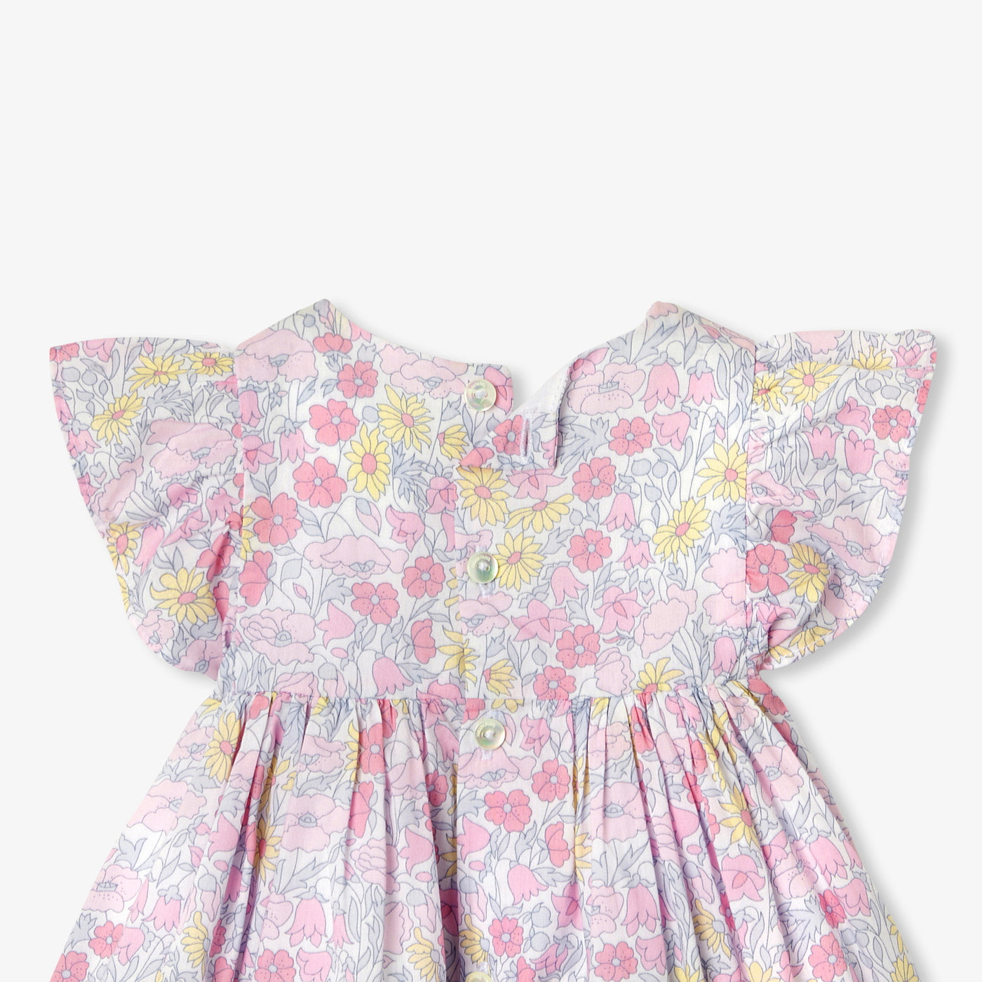 Baby girl dress in Liberty fabric - multico