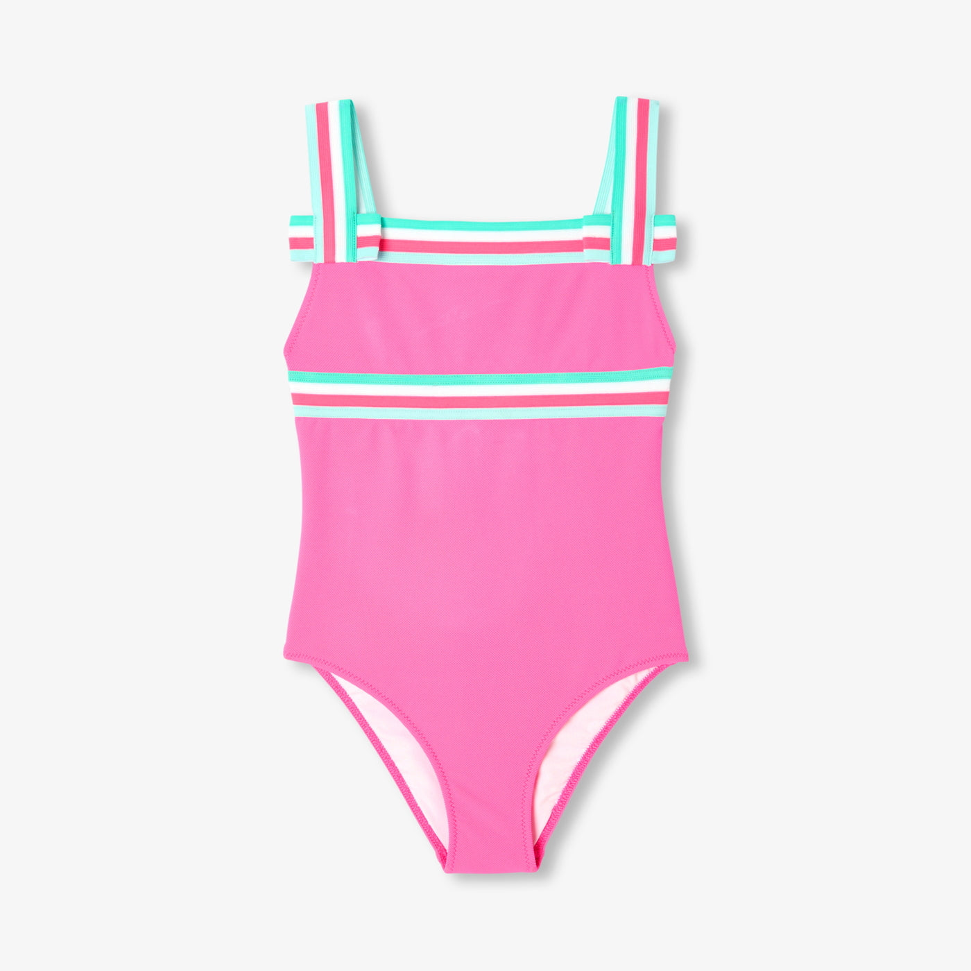 Girl one-piece swimsuit - rose/multico